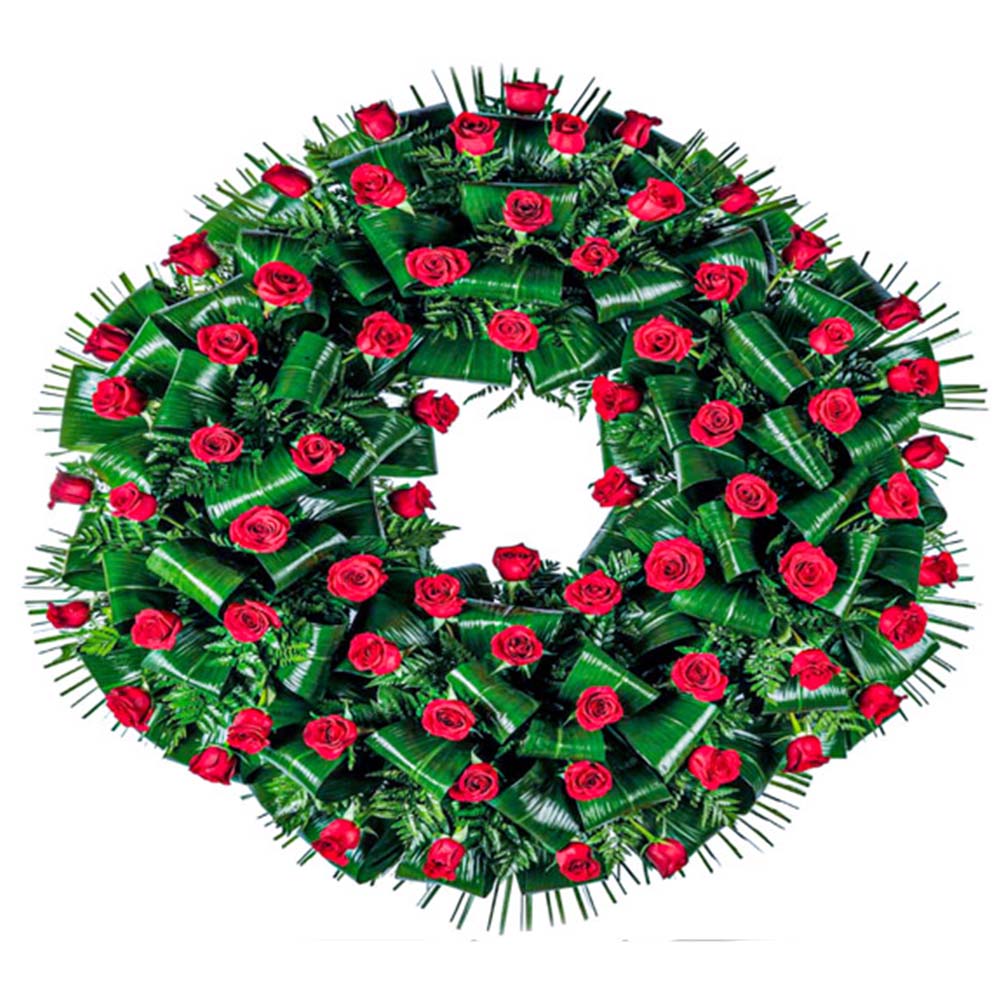Coronas de flores para funeral