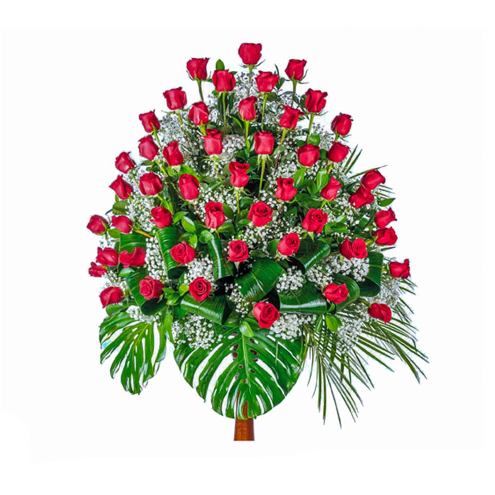 Coronas Murciak - simple_0001_centro n2 150€ Centro de flores para funerales